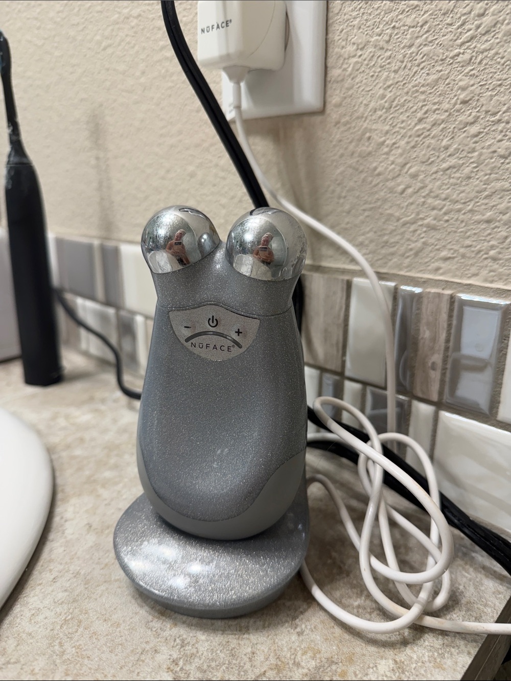 NuFace Facial Toning Device — Silver